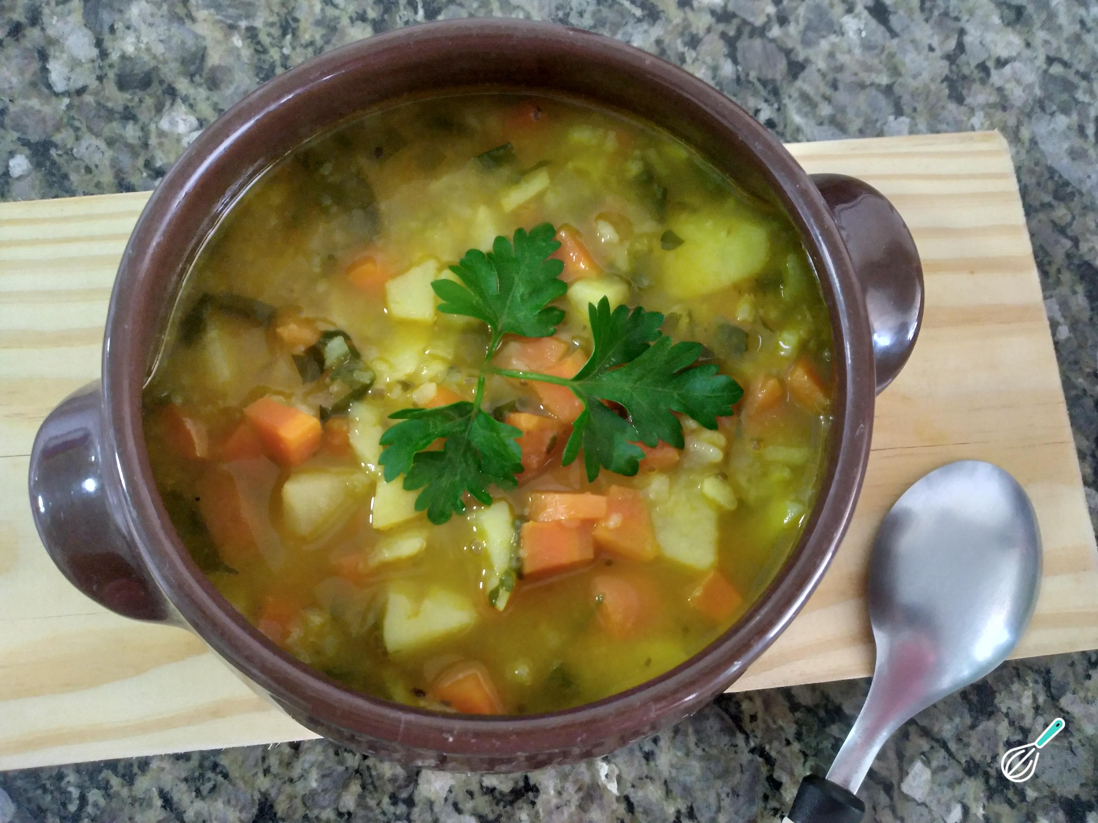 Sopa De Batata E Cenoura Simples