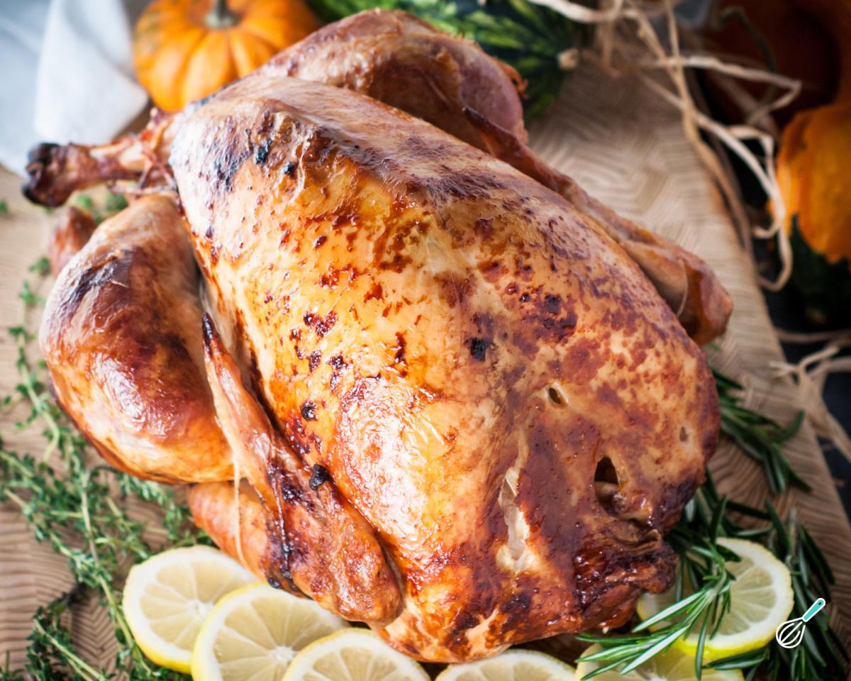 Receita de Peru assado para Natal