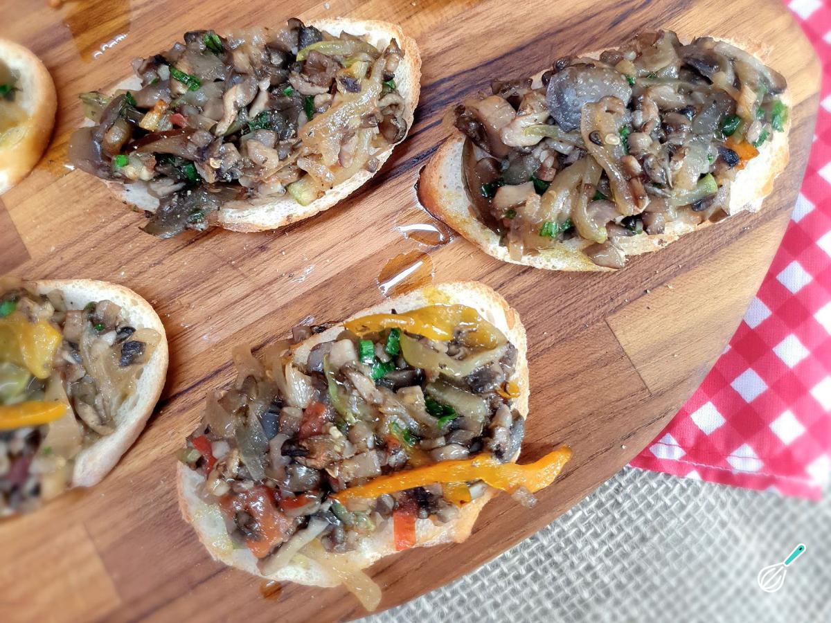 Receita de Antepasto de cogumelo