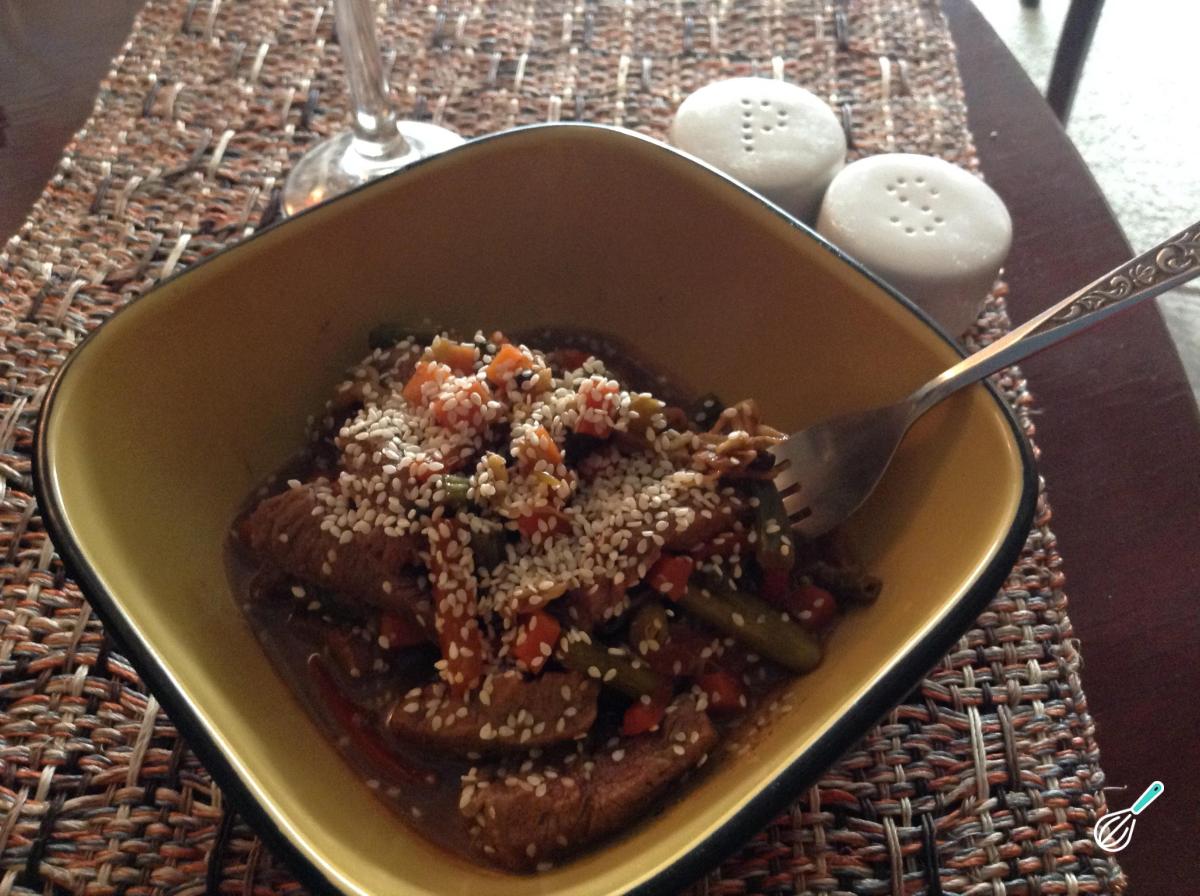 Receita de Lombo bovino ao molho teriyaki