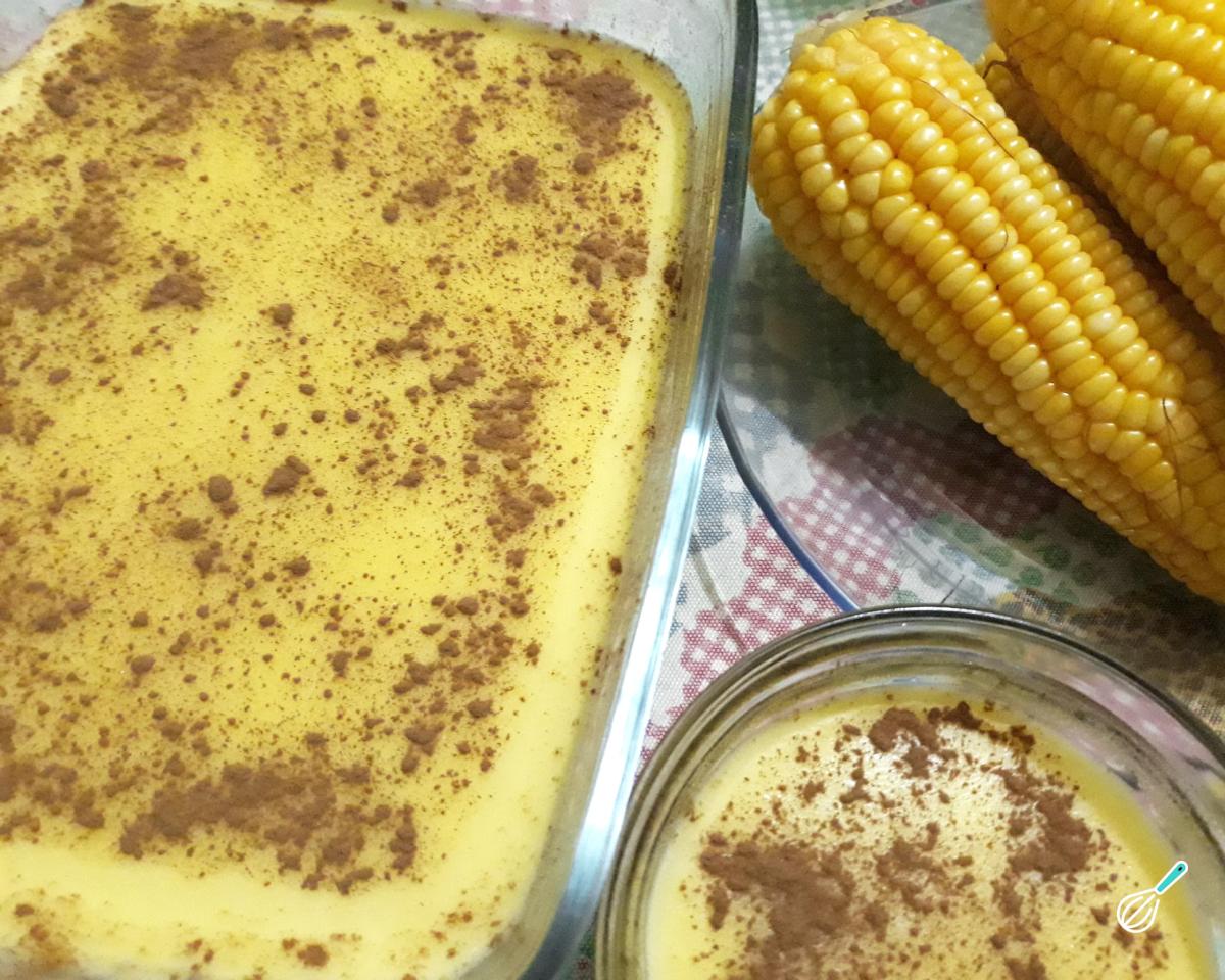 Receita de Curau de milho verde cremoso