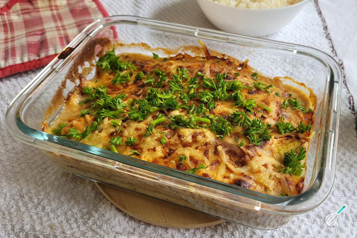 Receita de Receita de peixe à delícia com molho branco