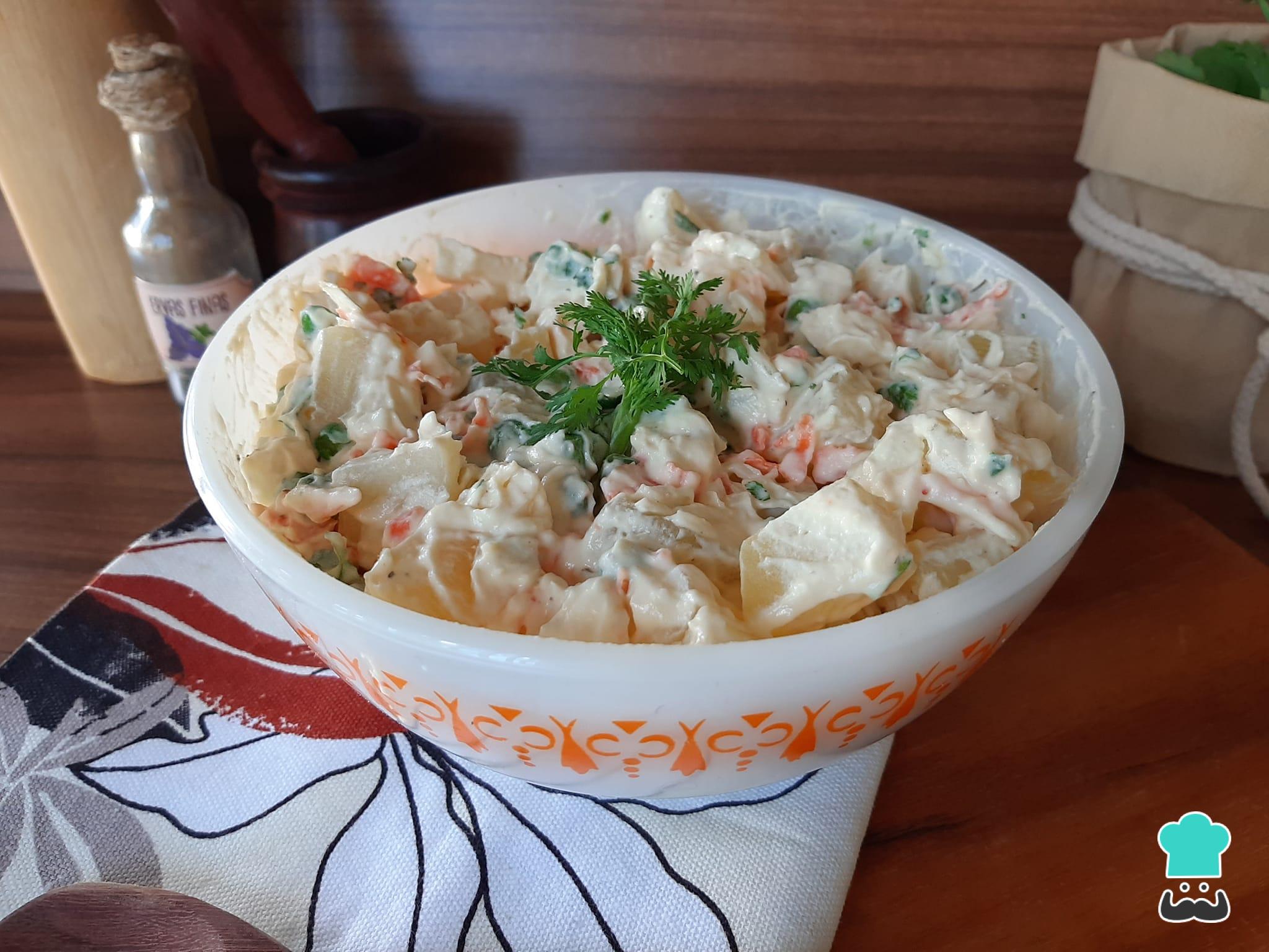 Como temperar SALADA de MAIONESE Super fácil