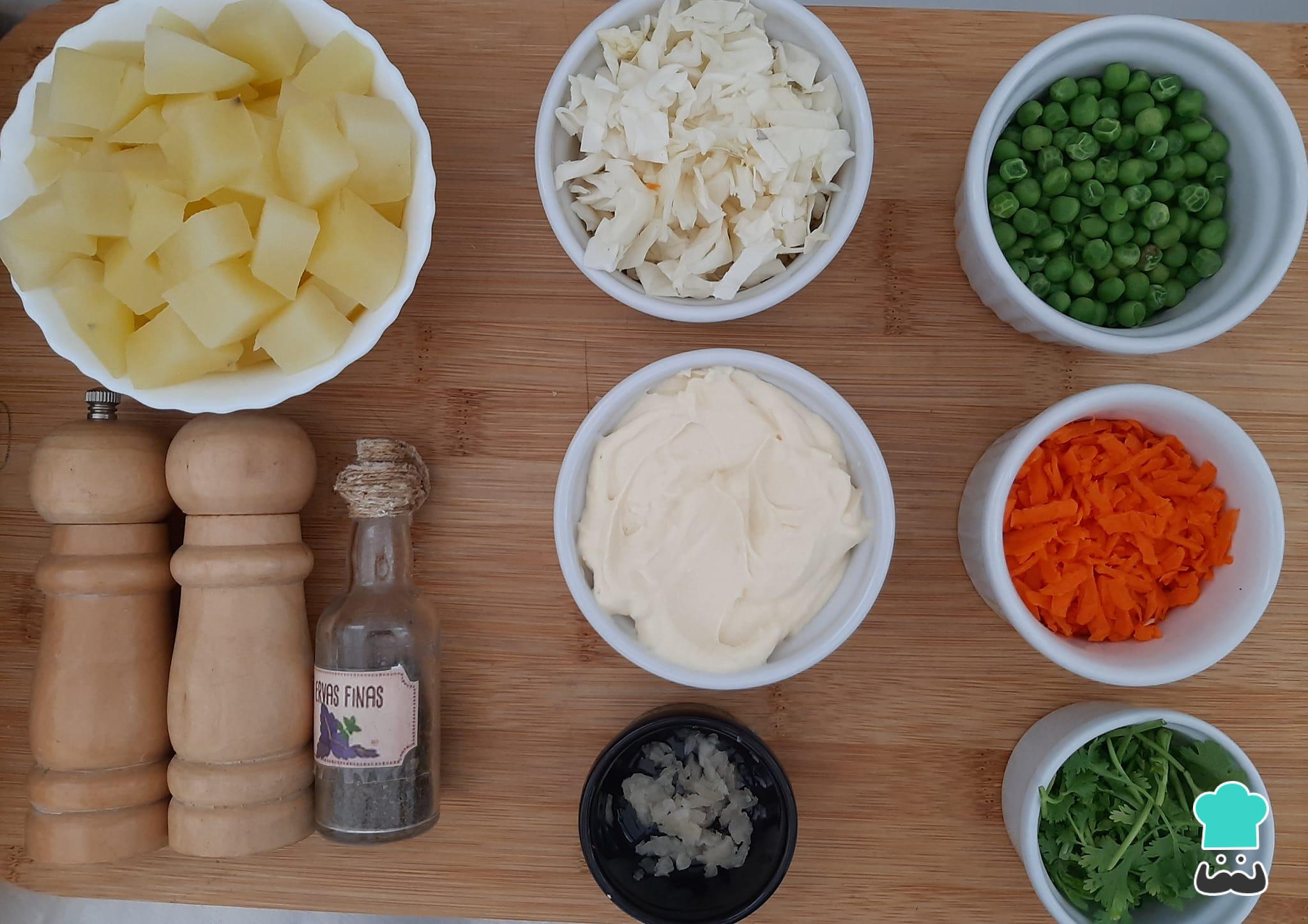 Como temperar SALADA de MAIONESE Super fácil