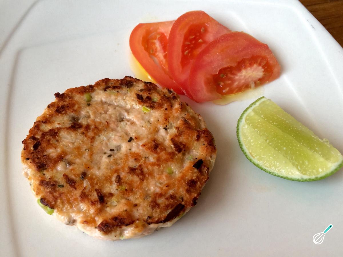 Receita de Hambúrgueres de salmão