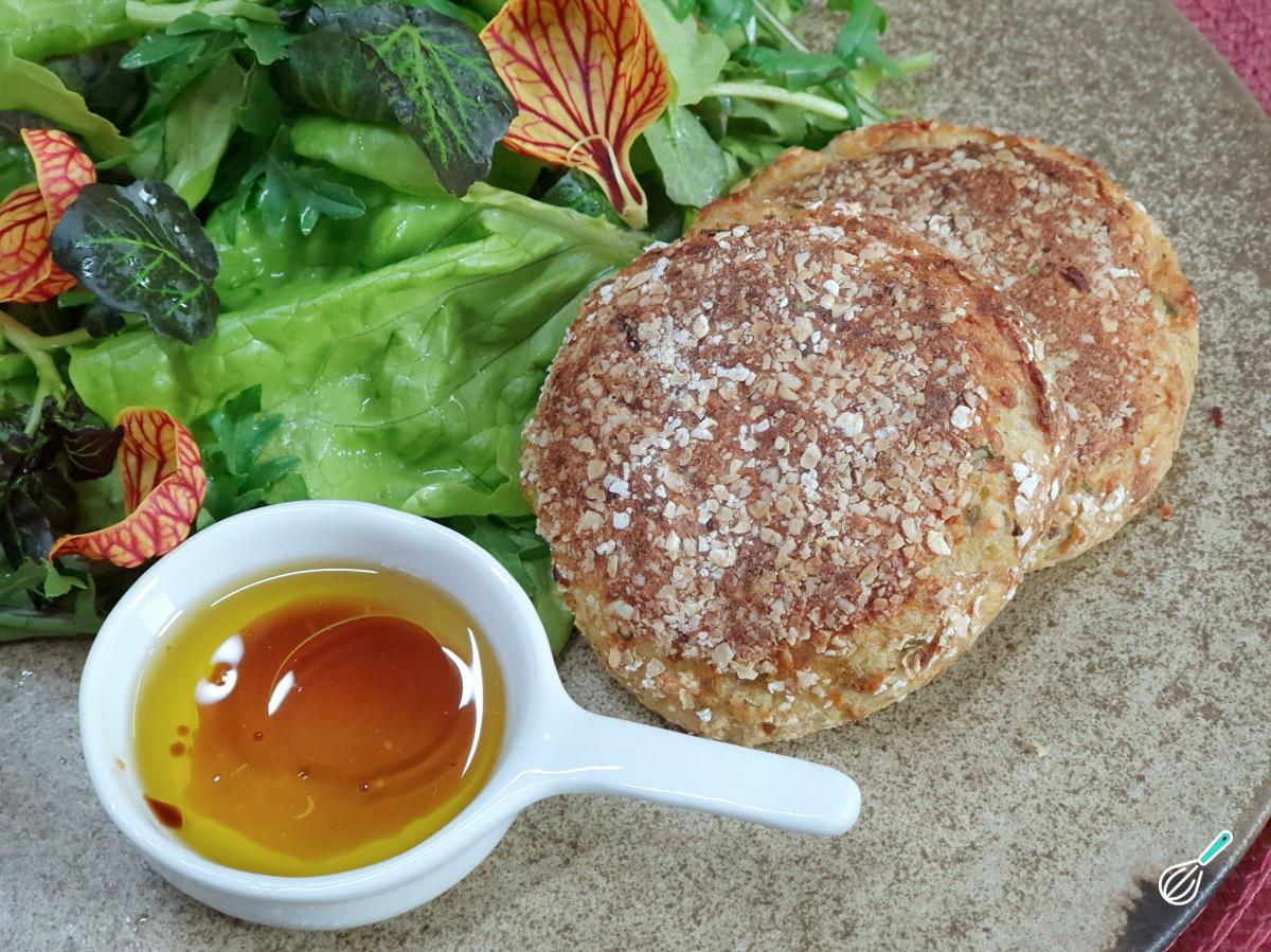 Receita de Hambúrguer vegano de batata