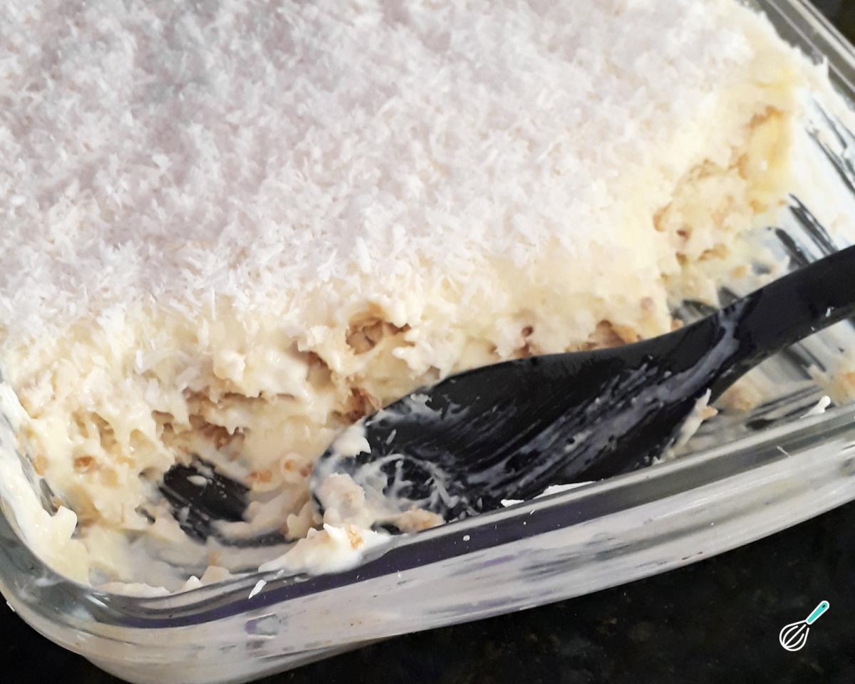 Receita de Pavê de cocada cremosa
