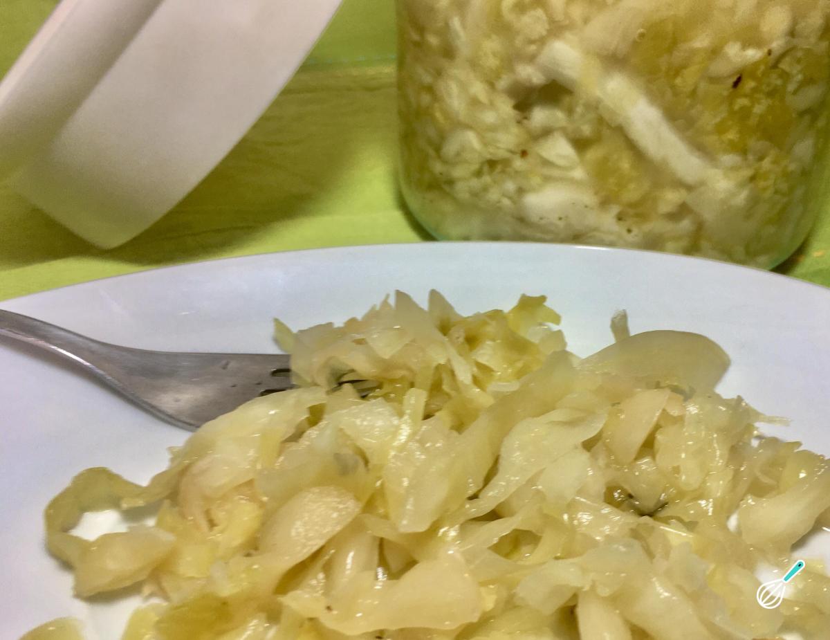 Receita de Conserva de repolho fermentado