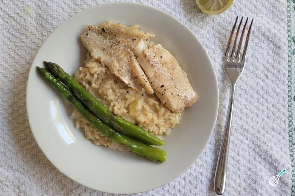 Receita de Risoto de tilápia - Passo 16