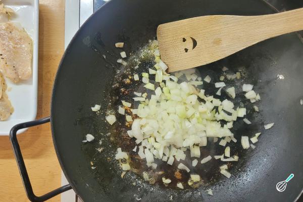 Receita de Risoto de tilápia - Passo 8