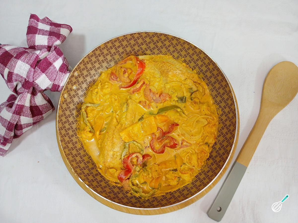 Receita de Moqueca de camarão com peixe