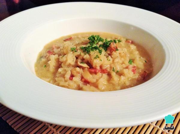 Receita de Risoto de queijo cremoso