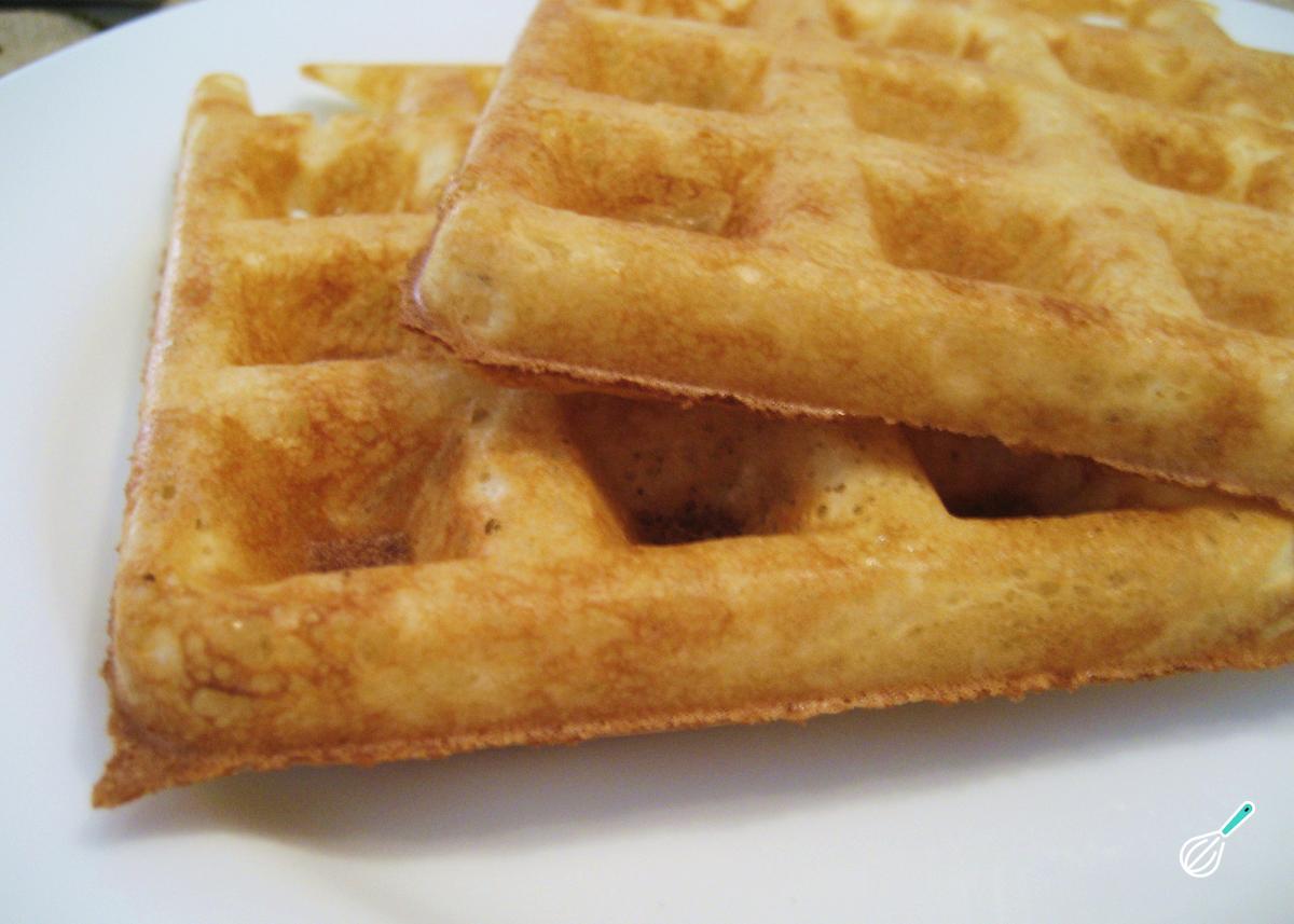 Receita de Waffle salgado de liquidificador
