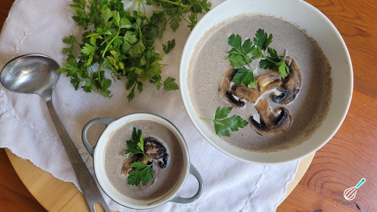 Receita de Creme de cogumelos