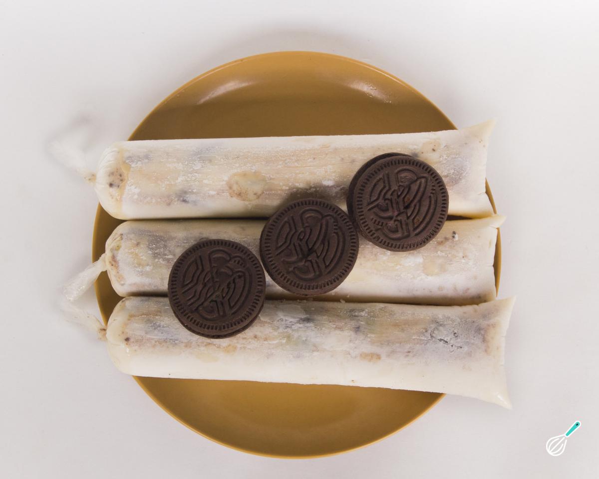 Receita de Geladinho gourmet de Oreo