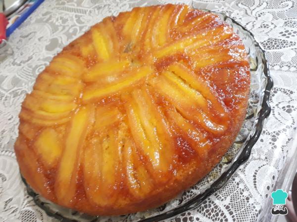 Receita de Bolo de banana caramelada - Passo 3