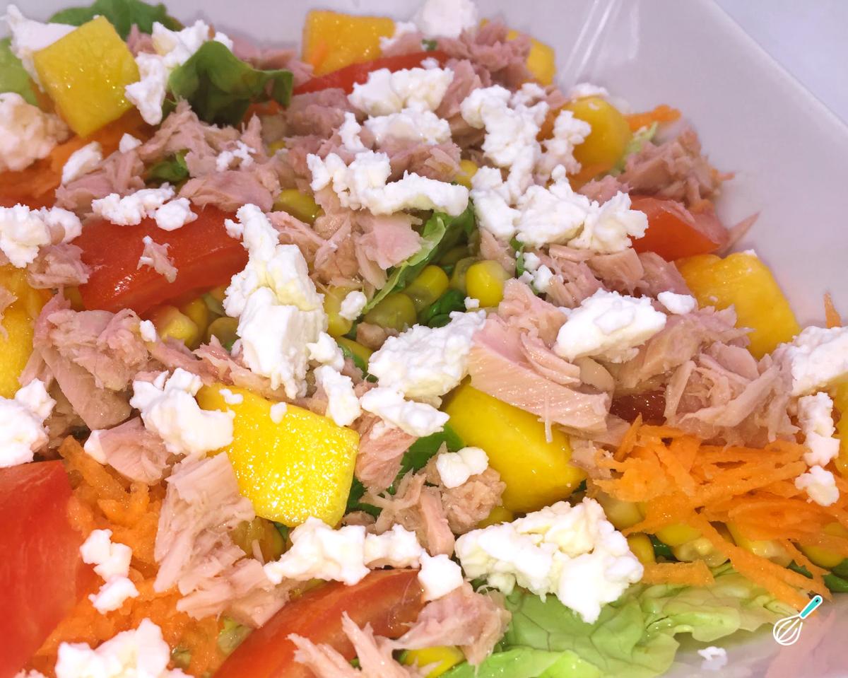 Receita de Salada de atum LOW CARB
