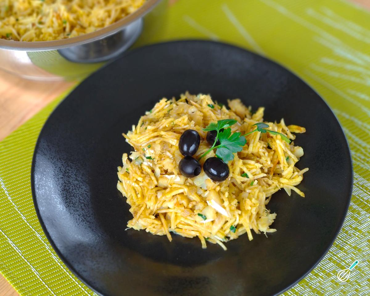 Receita de Bacalhau à Brás do jeito português
