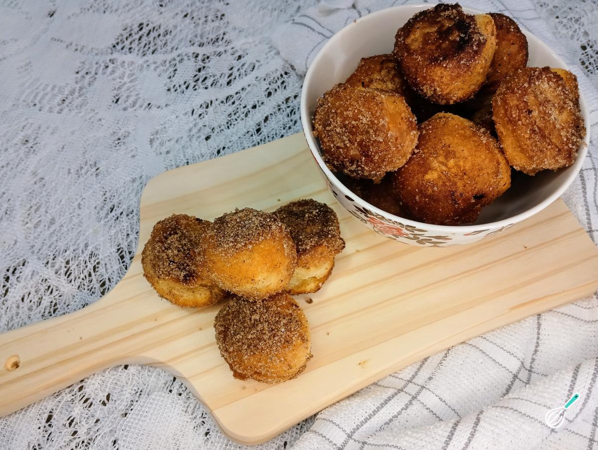 Receita de Bolinho de chuva sem ovo e sem leite