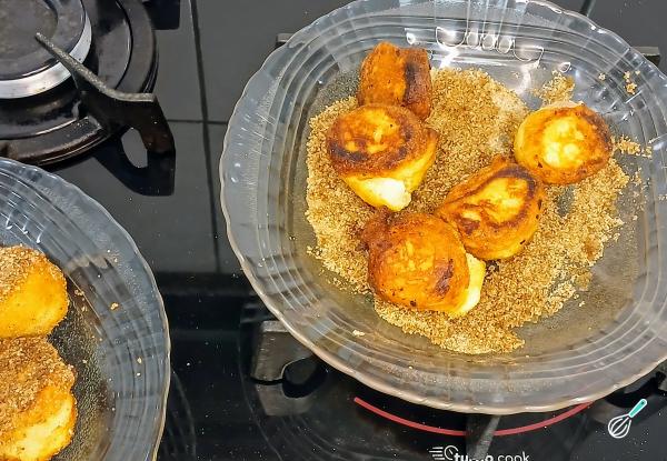 Receita de Bolinho de chuva sem ovo e sem leite - Passo 6