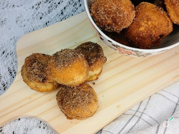 Receita de Bolinho de chuva sem ovo e sem leite - Passo 7