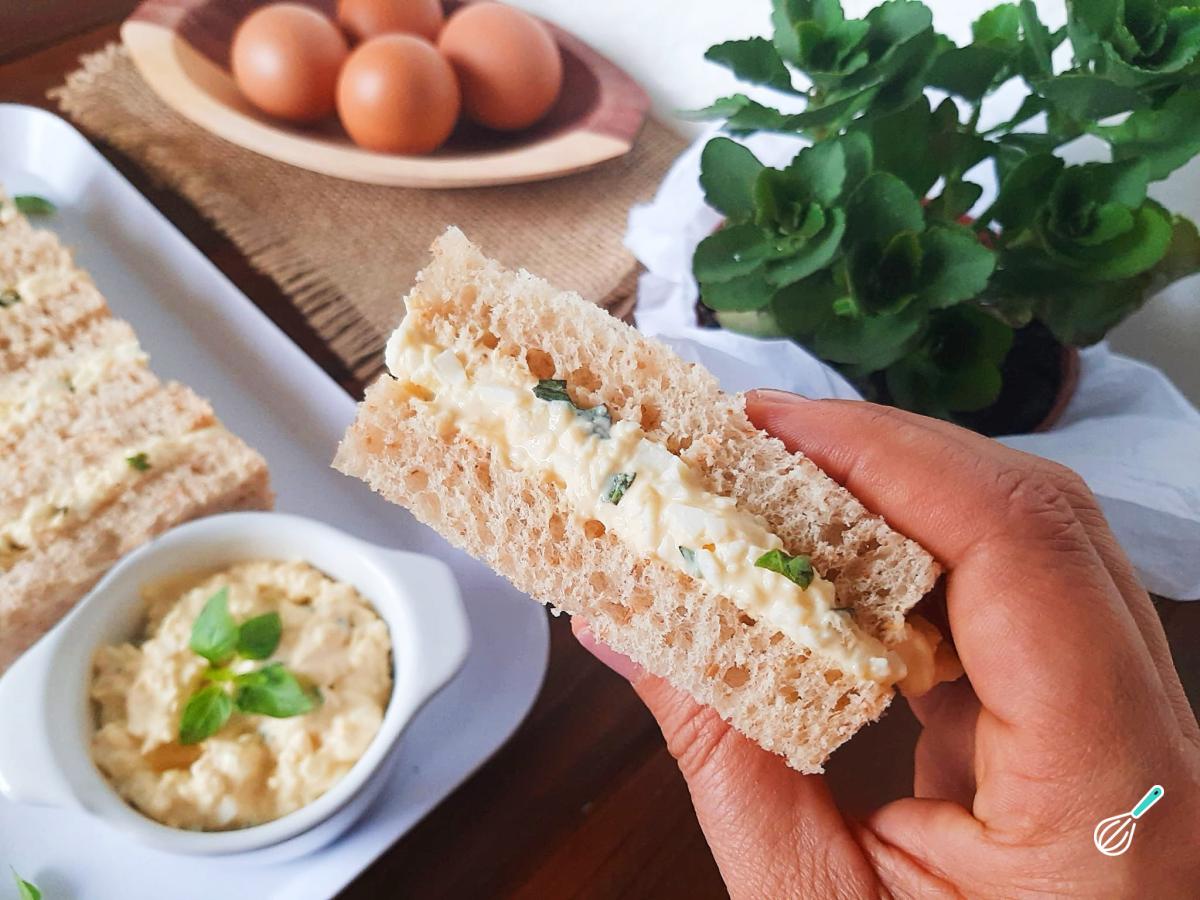 Receita de Sanduíche de ovo cozido