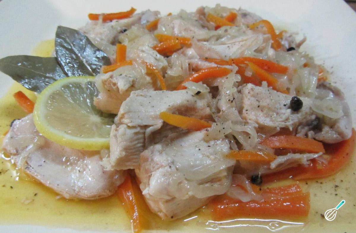 Receita de Frango em escabeche