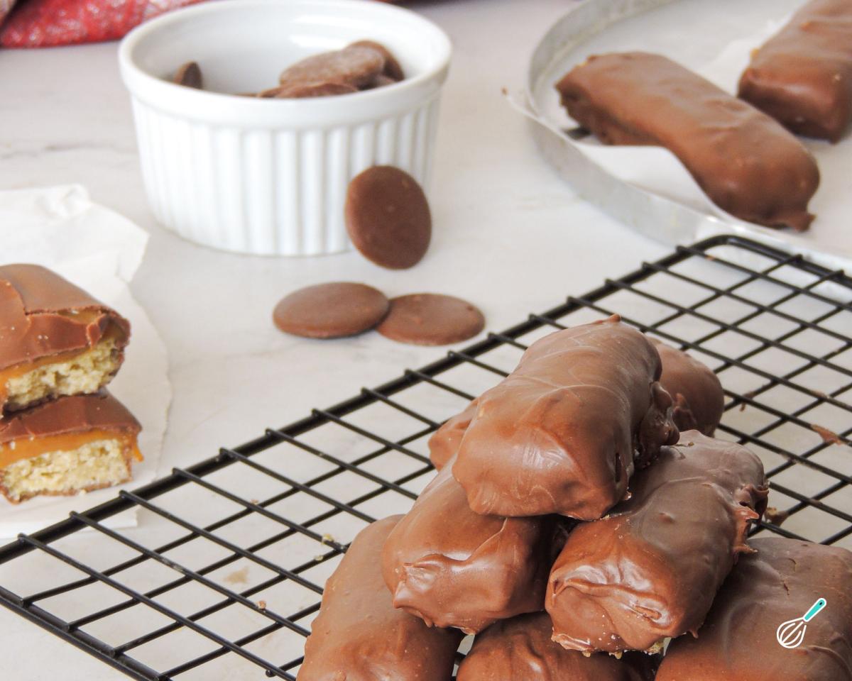 Receita de Twix caseiro