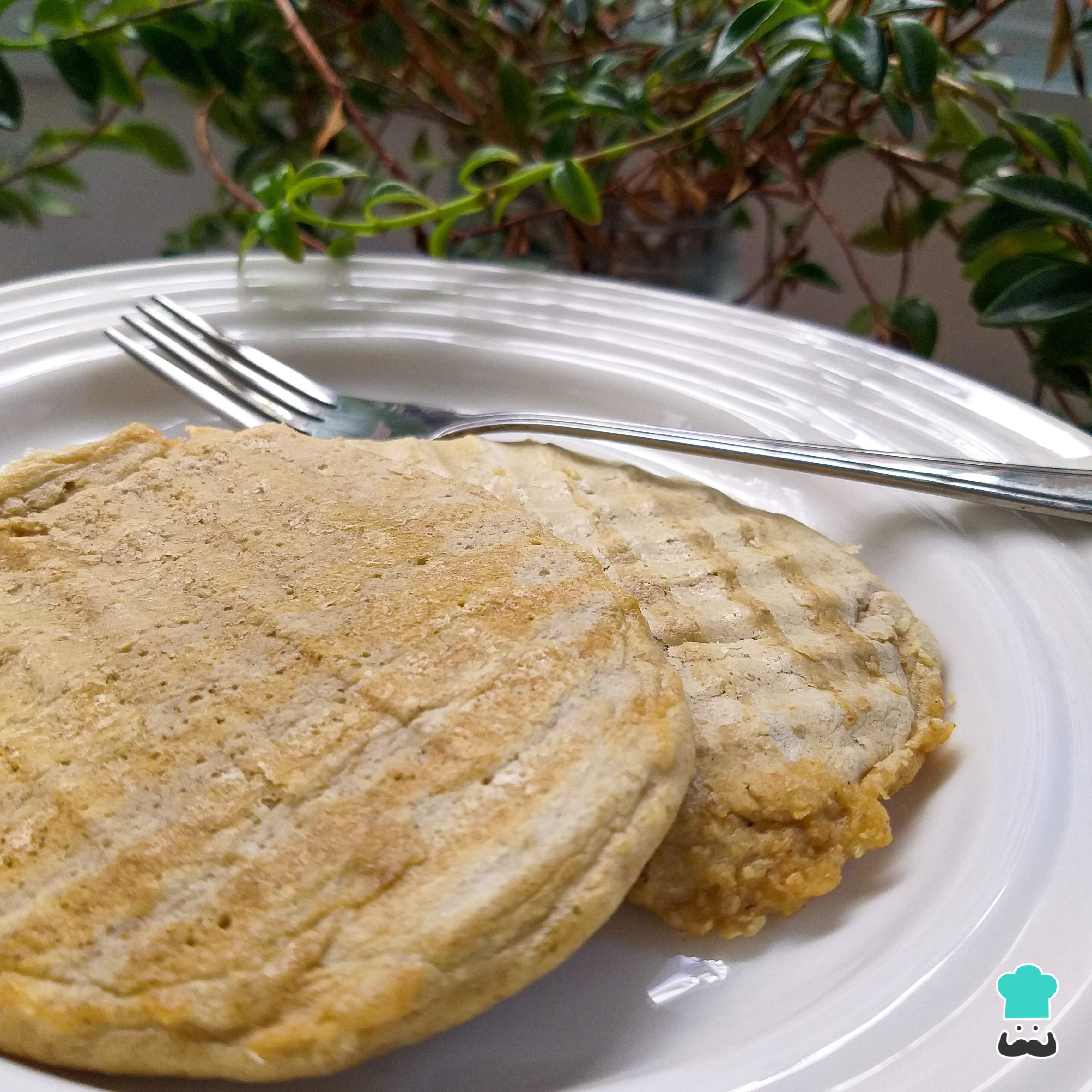 Waffle fácil na sanduicheira farinha de aveia)