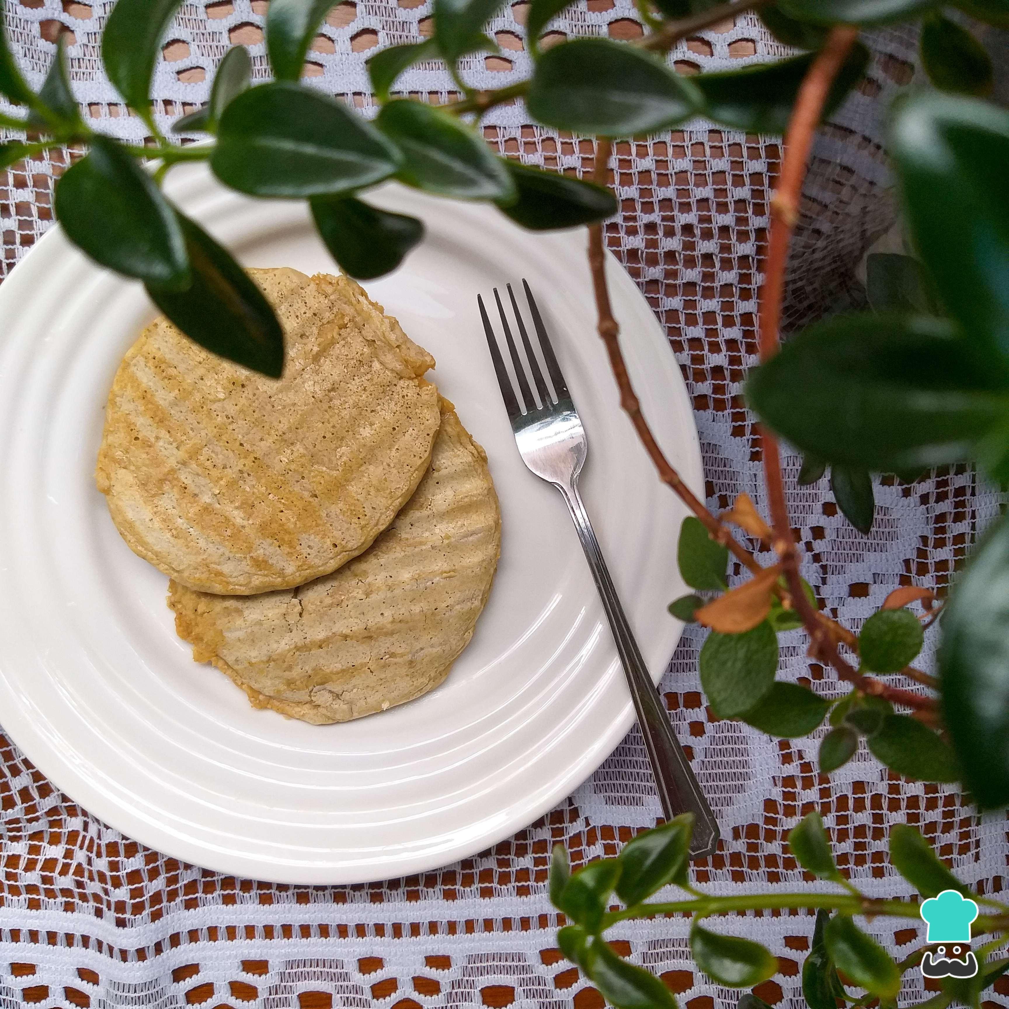 Waffle fácil na sanduicheira farinha de aveia)