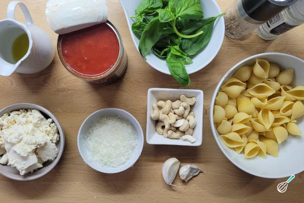 Receita de Macarrão conchiglione recheado - Passo 1