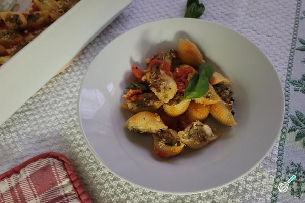 Receita de Macarrão conchiglione recheado - Passo 10