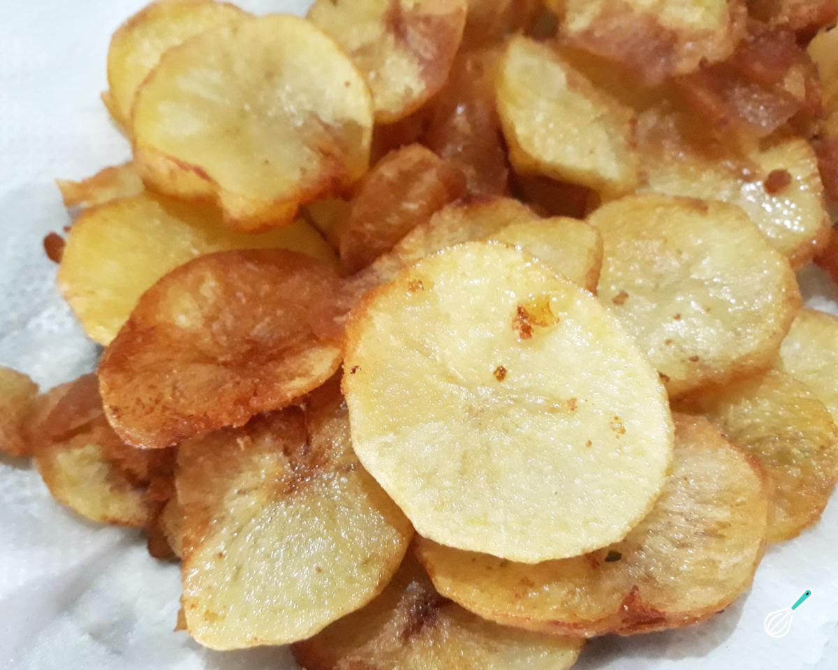 Receita de Batata frita em rodelas