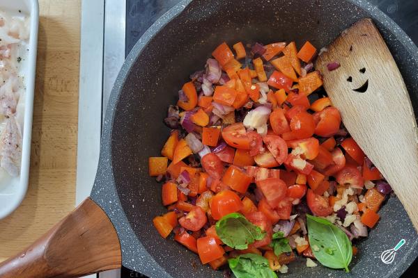 Receita de Lasanha de tilápia - Passo 6