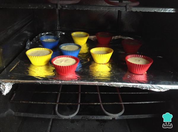 Receita de Muffins de presunto e queijo - Passo 7