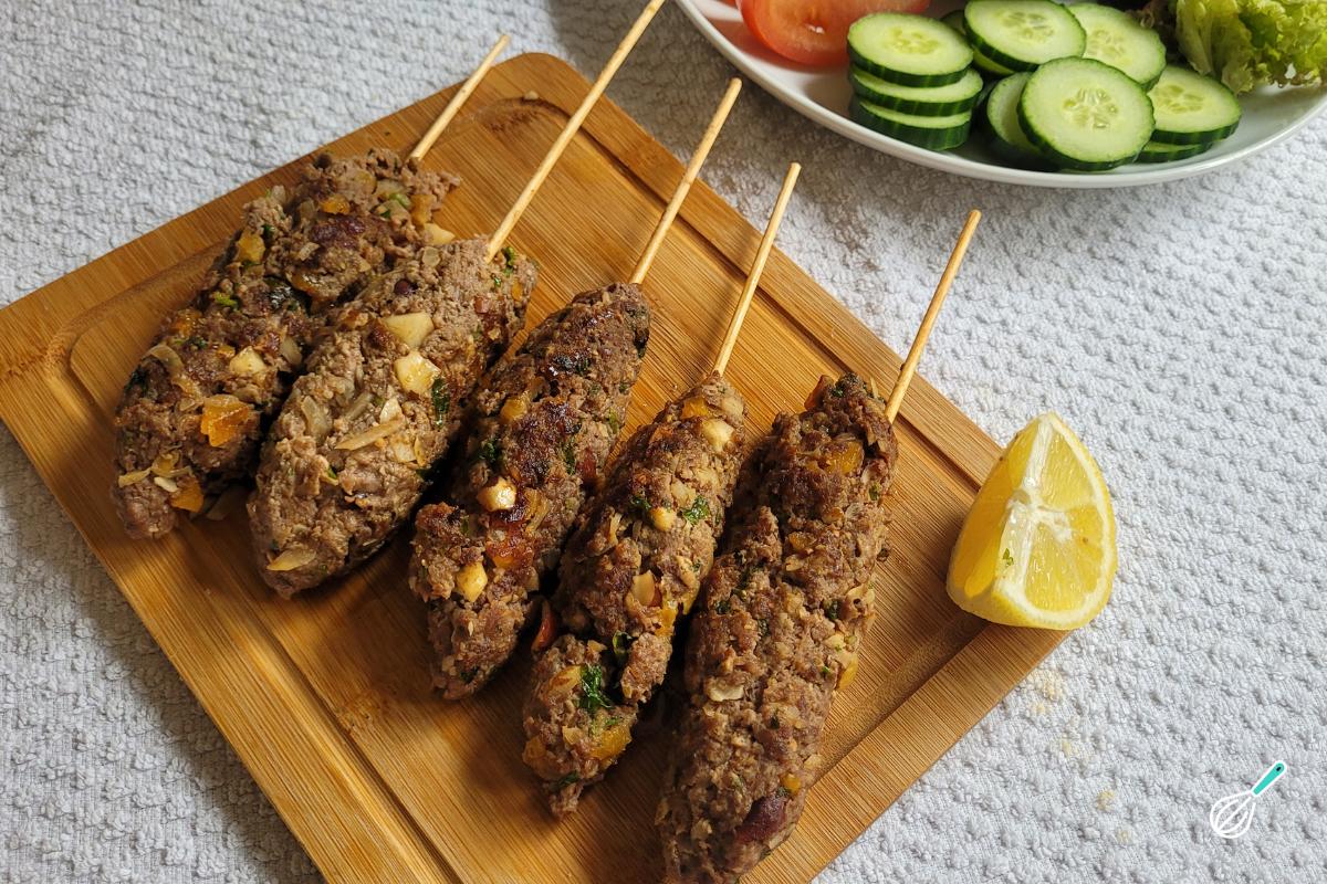 Receita de Espetinho de kafta