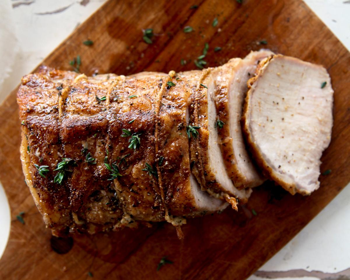 Receita de Lombo de porco com vinho branco