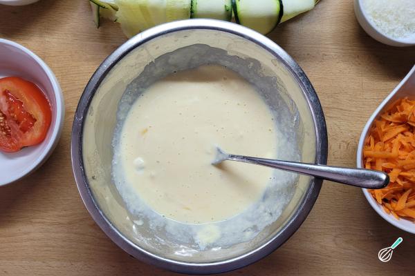 Receita de Torta de abobrinha com frango - Passo 7