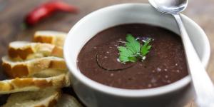 Receita de Caldo de feijão preto