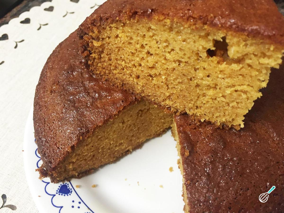Receita de Bolo de caramelo simples e fácil