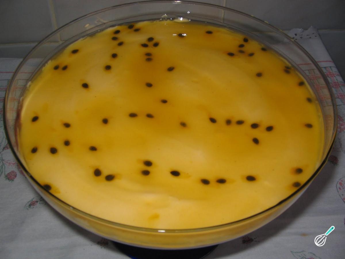 Receita de Mousse de maracujá com gelatina