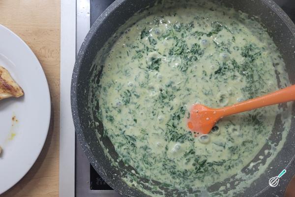 Receita de Creme de espinafre com frango - Passo 11