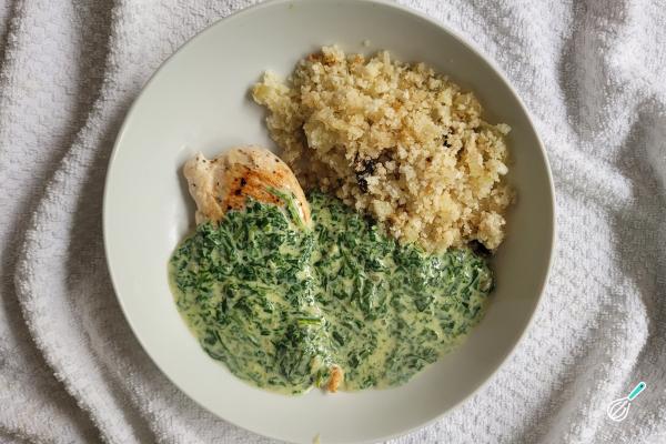 Receita de Creme de espinafre com frango - Passo 12