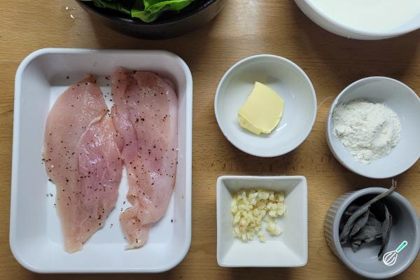 Receita de Creme de espinafre com frango - Passo 3