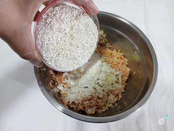 Receita de Bolinho de arroz com farinha de aveia - Passo 3