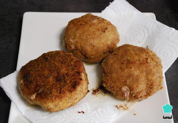 Receita de Hambúrguer recheado com queijo azul - Passo 6