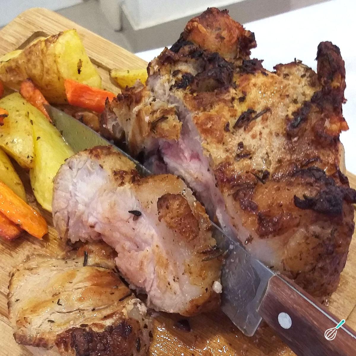 Receita de Pernil assado à pururuca