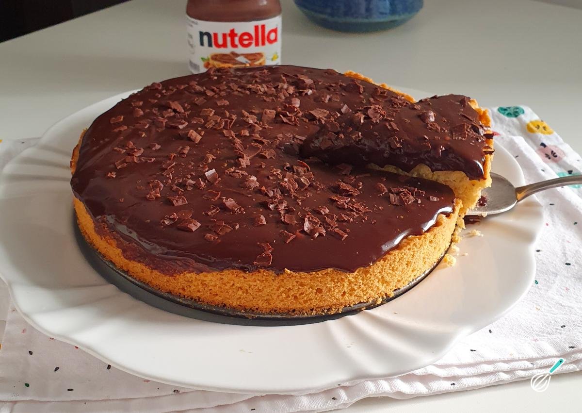 Receita de Torta de Nutella