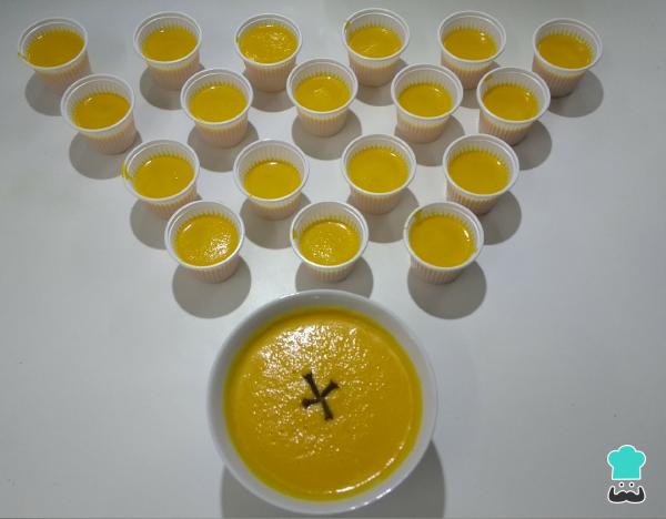 Receita de Sopa de cenoura com gengibre