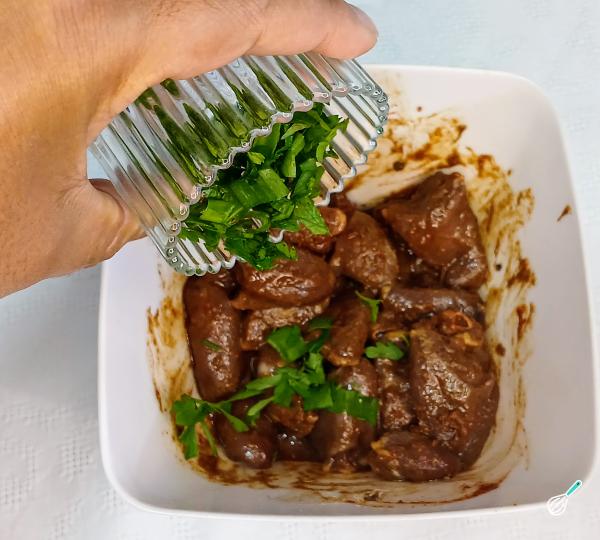 Receita de Coração na air fryer - Passo 3